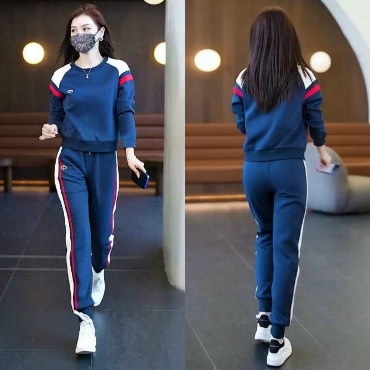 Bộ quần áo thu đông kiểu dáng thể thao mặc nhà nữ cao cấp có bigsize mẫu mới giá rẻ đẹp hót hít,