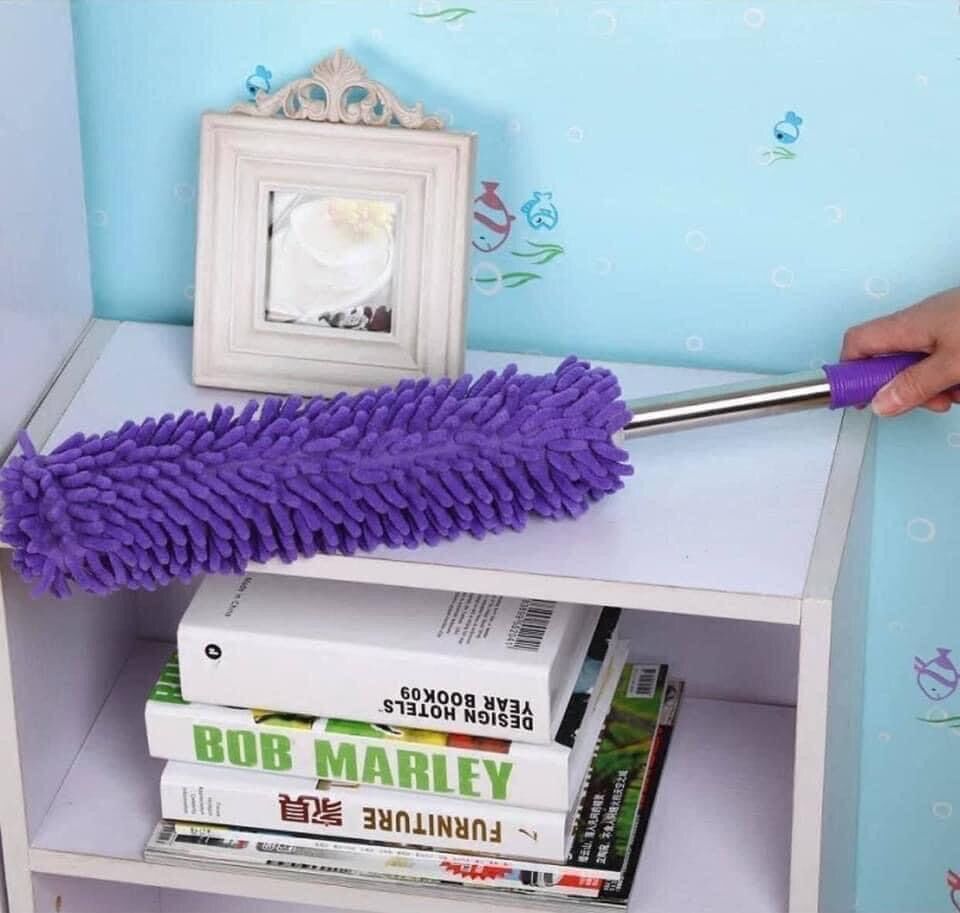 Chổi san hô lau phủi bụi, rửa xe, phất trần rút gọn