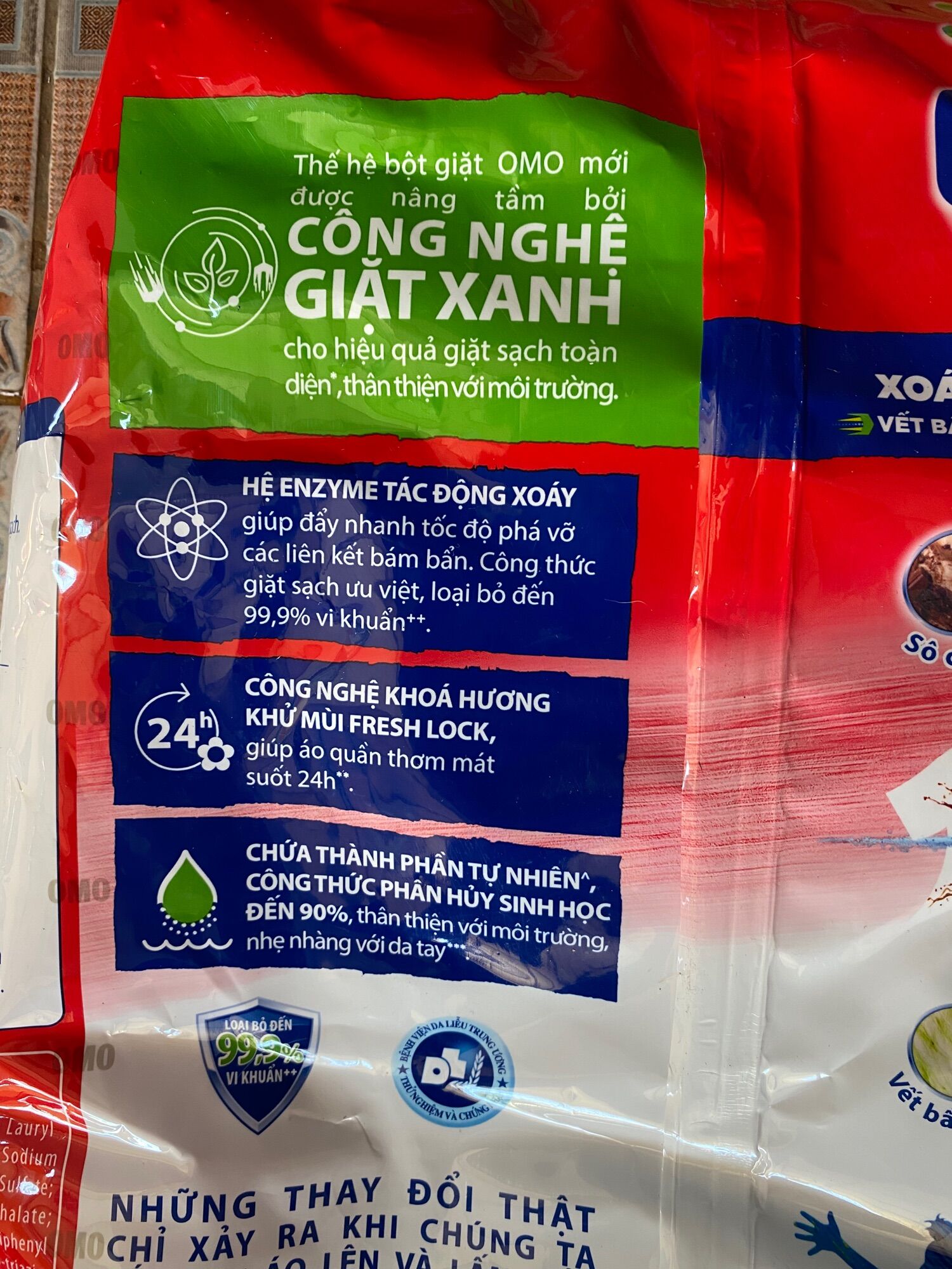 Bột Giặt OMO Sạch Cực Nhanh 5,7kg