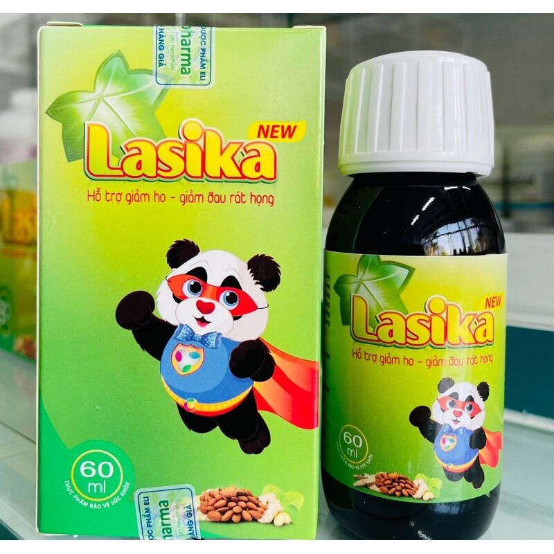 Siro Ho Lasika chai 60ml - lẻ 1 chai