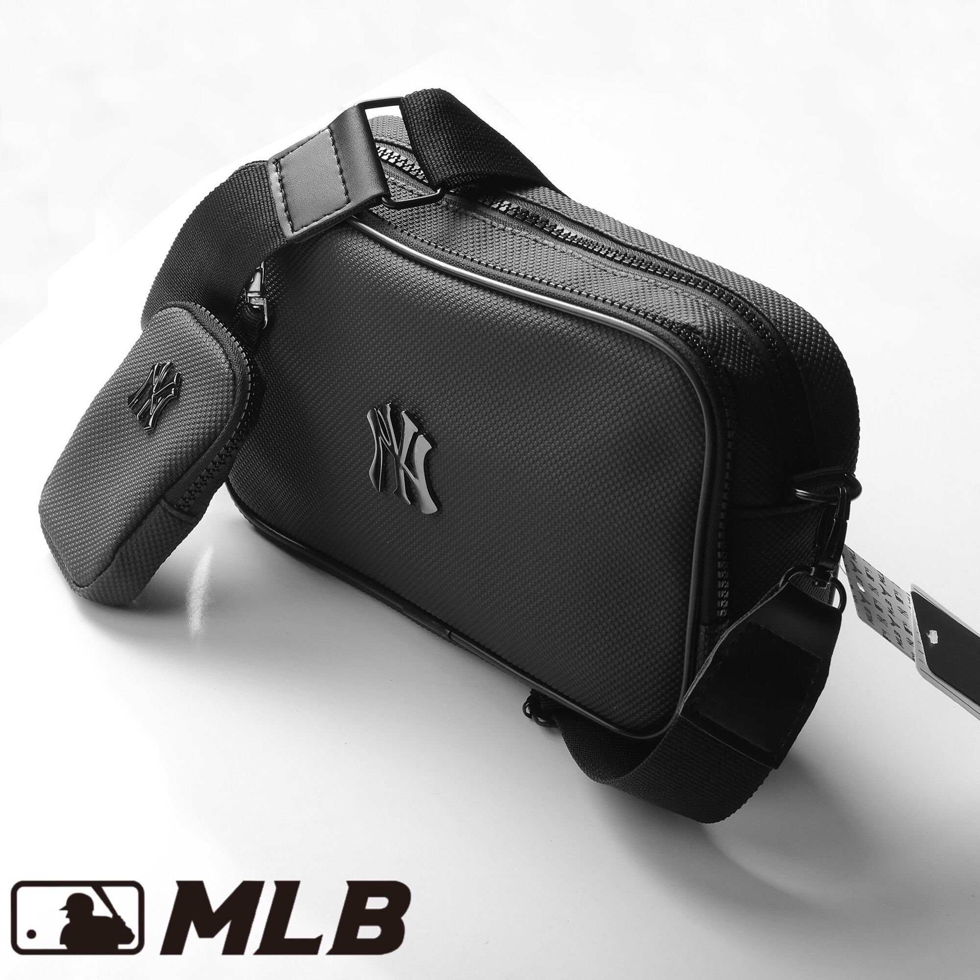 Túi chéo da nam MLB hàng xuất khẩu chuẩn hãng xuất Hàn