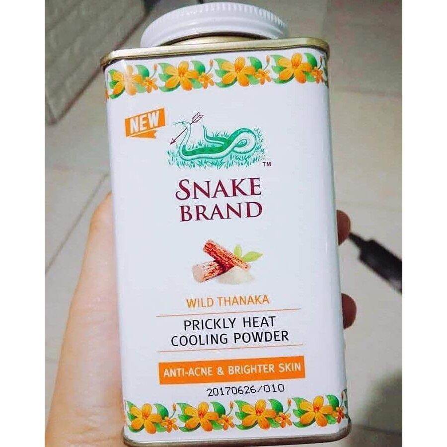 Phấn Lạnh Snake Brand Thái Lan 140g (1Lọ)