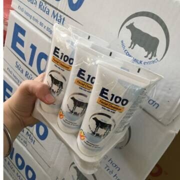 1 tuýp sữa rửa mặt e100 bò 80g
