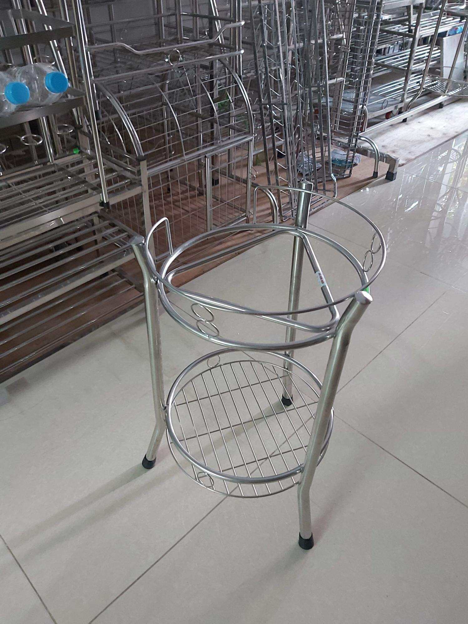 Kệ inox để nồi cơm, bình nước 20l
