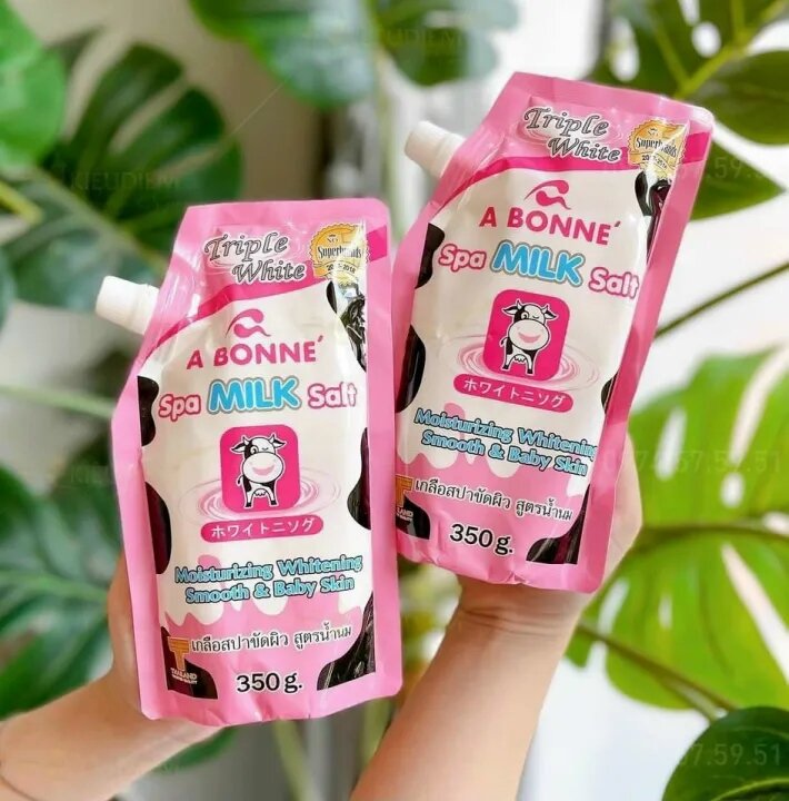 Muối bò tẩy tế bào chết bịch 350g giúp tẩy sạch tế bào da