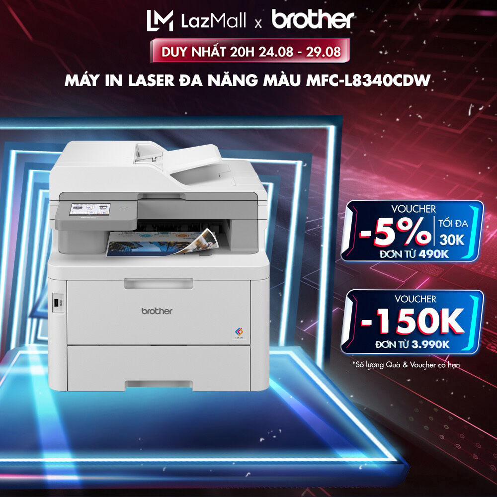 Máy in laser đa năng màu mfc-l8340cdw