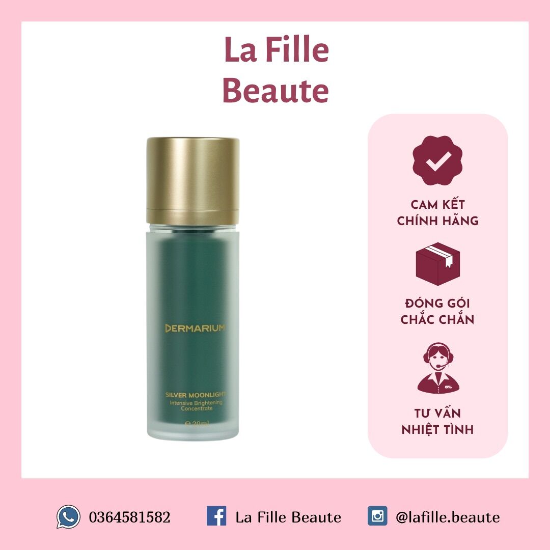 Tinh chất làm sáng và đều màu da Dermarium - Silver Moonlight