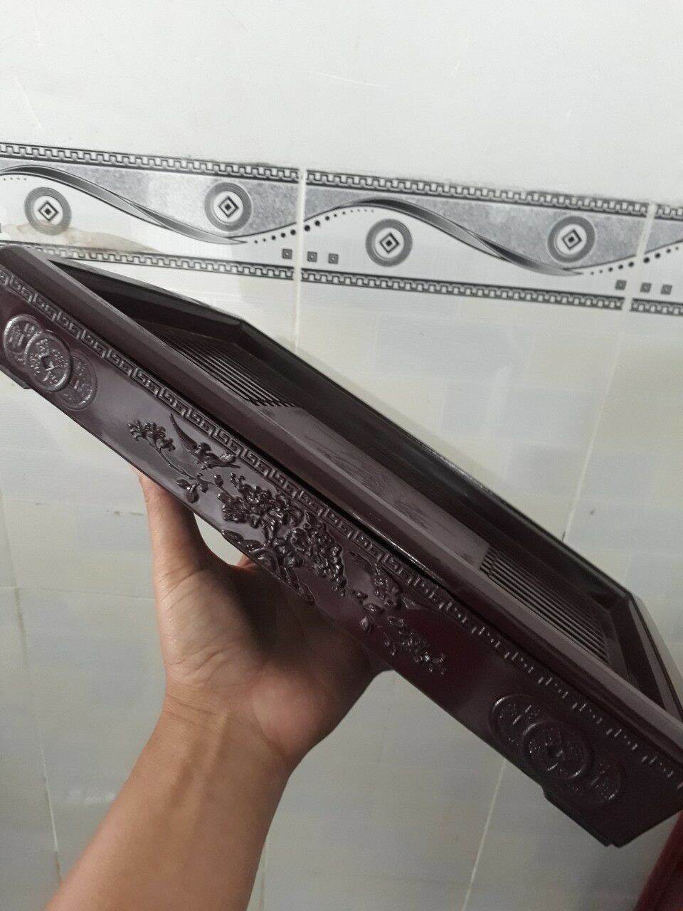 Khay đựng trà Minh Hải,khay trà giả gỗ