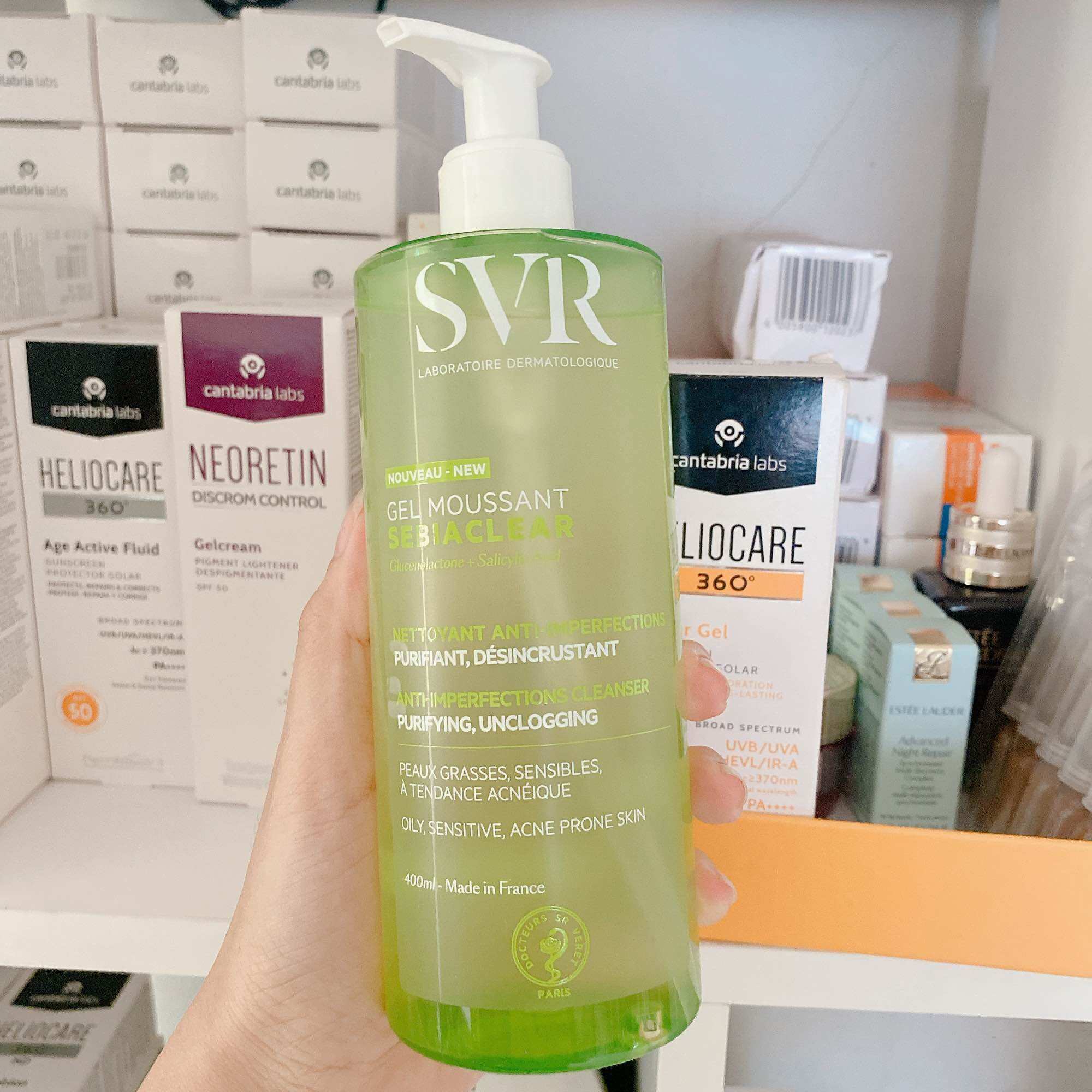 SỮA RỬA MẶT SVR CHO DA DẦU MỤN 400ML