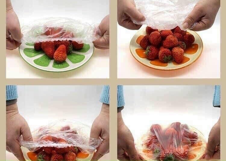 Túi 100 cái MÀNG BỌC THỰC PHẨM TÚI GẤU