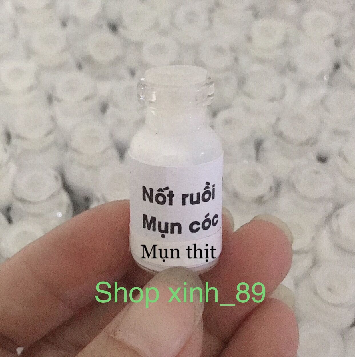 Kem tẩy nốt ruồi, mụn cóc, mụn thịt, mụn cơm, mắt cá handmade