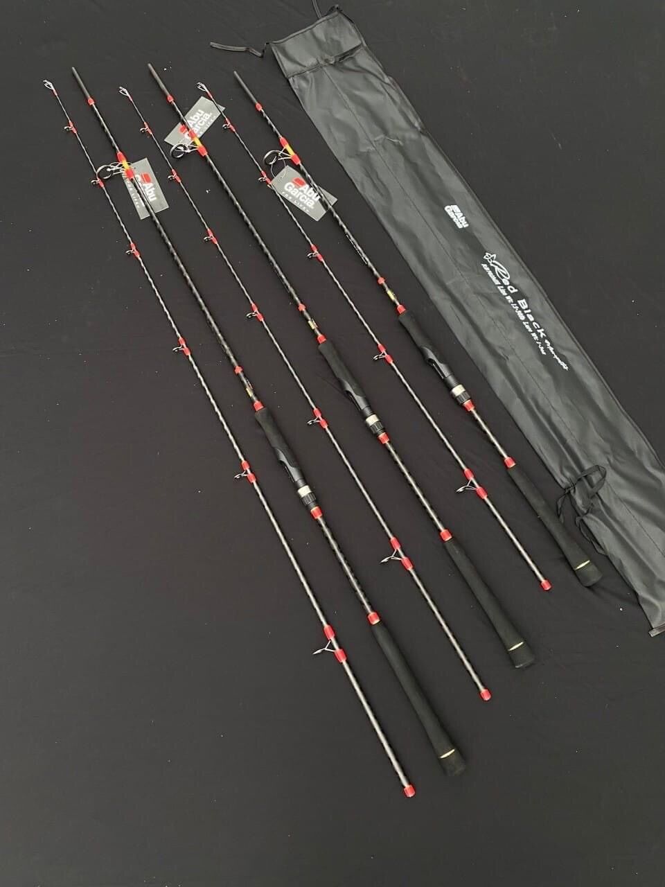 Cần lure bạo lực Abu Garcia Red Black mẫu mới hot nhất 2022
