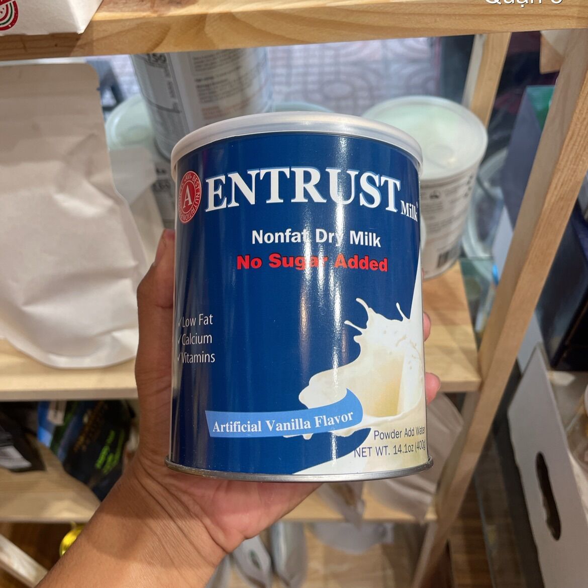 Sữa bột entrust không đường 400g
