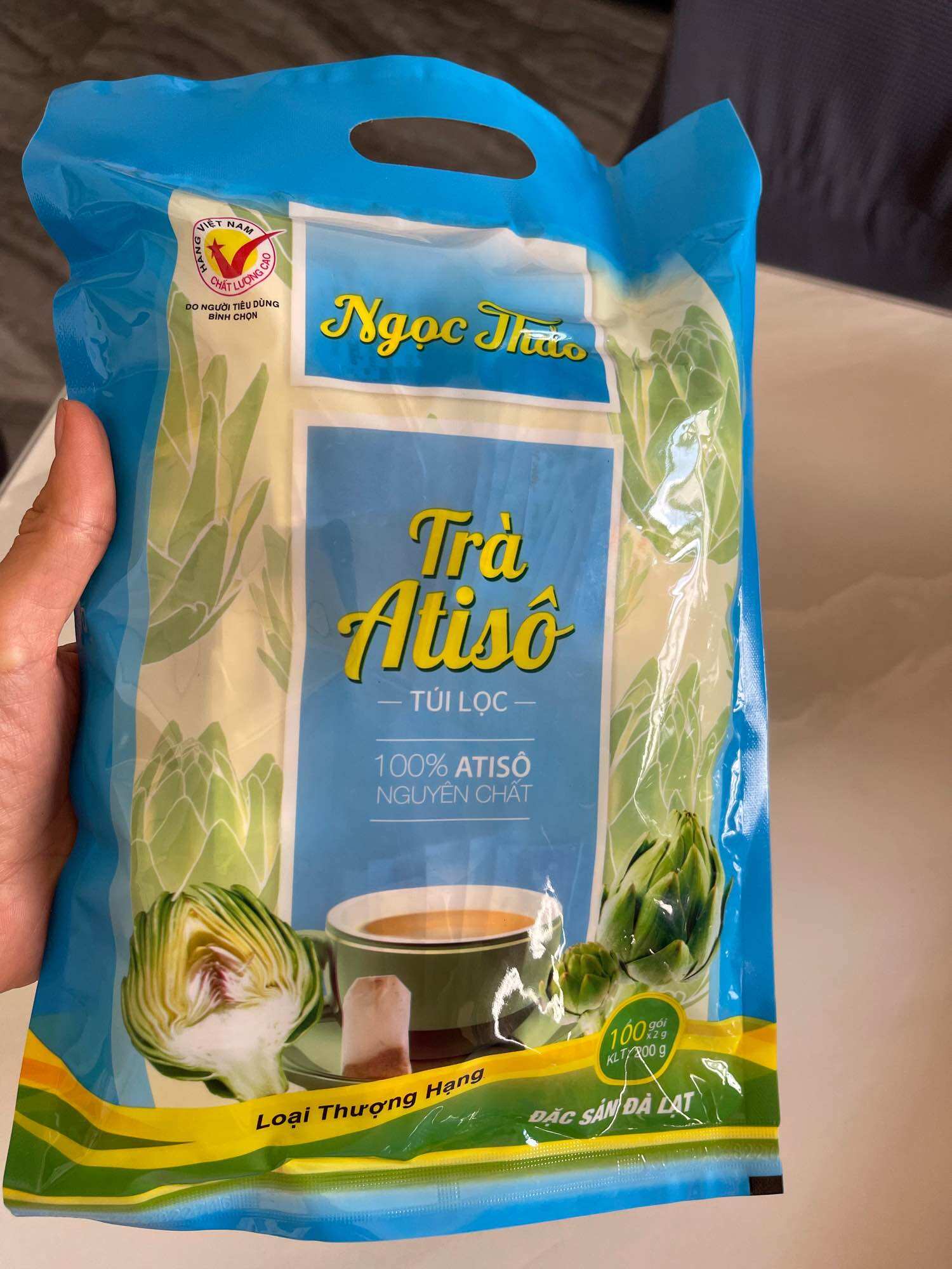 Combo 2 GÓi Trà Atiso tùy chọn mỗi Gói 100 Túi Lọc