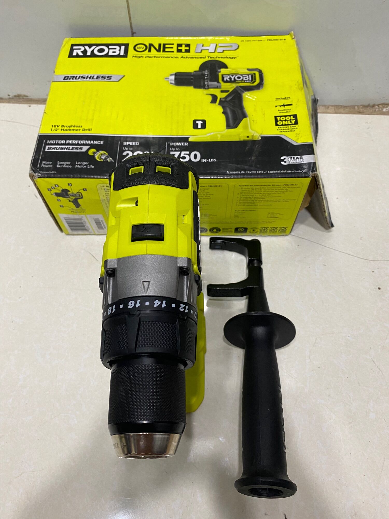 Thân máy khoan pin ryobi 18v hp máy nhập mỹ mới 100%