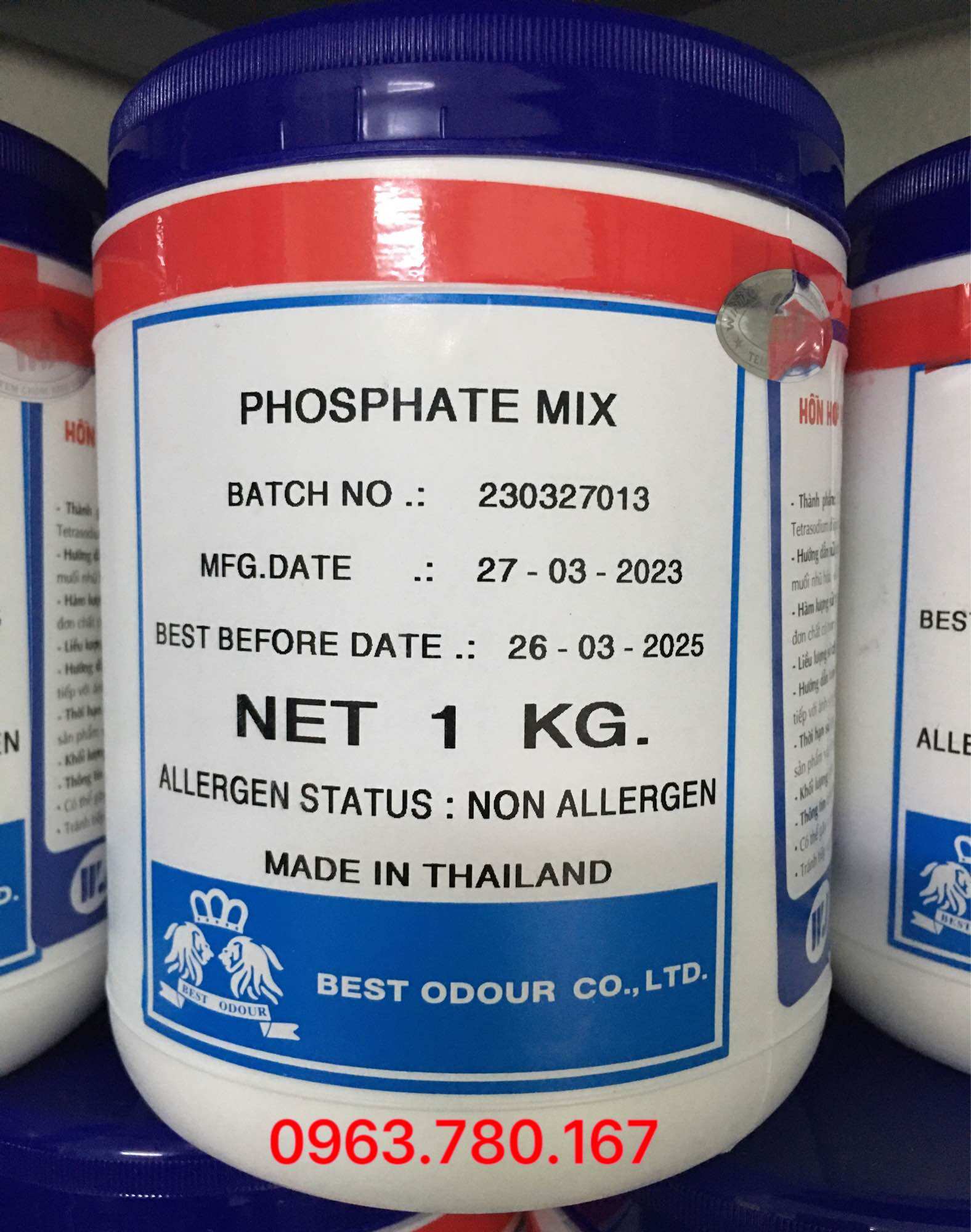 Phosphate mix Thái Lan- phụ gia tạo giòn dai cho giò chả…