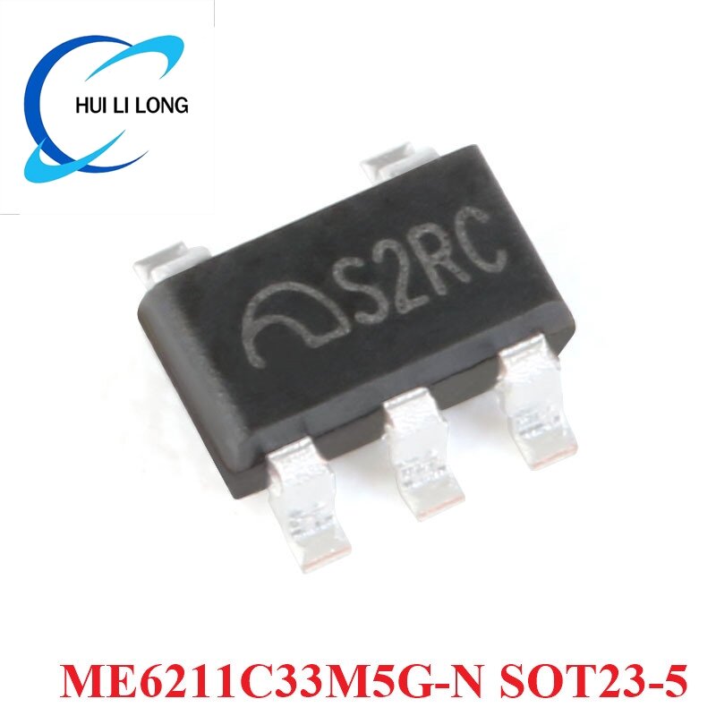20/10 Chiếc ME6211C33M5G-N SOT23-5 3.3V 500mA Chip IC Điều Chỉnh Điện Áp Tuyến Tính Thấp Cho Ứng Dụn