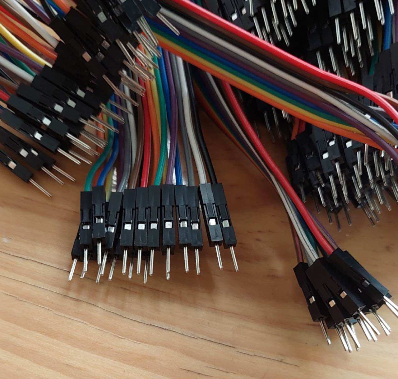Dây cắm Breadboard 2 đầu cực dài 30cm, tệp 10 sợi