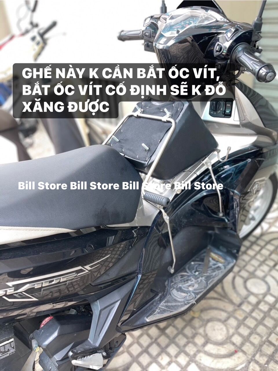 Ghế Nệm đi xe máy cho bé xe AIRBLADE[AB]