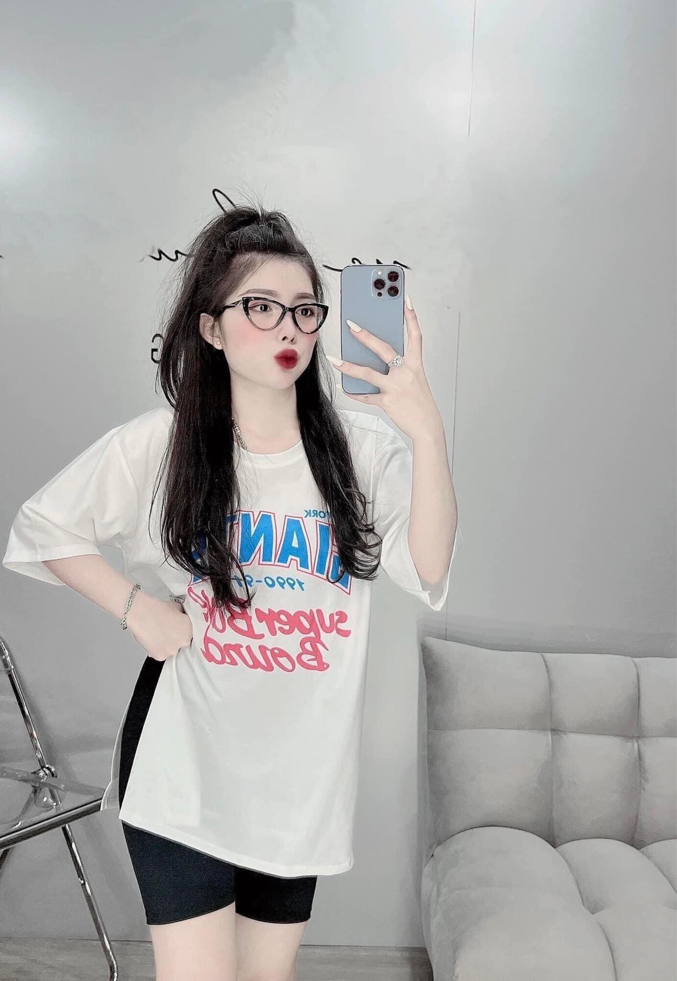 Set áo vạt dài quần ngố giá rẻ
