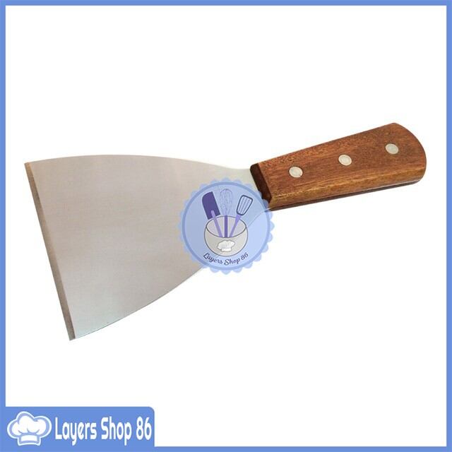 Xẻng làm socola, kem, bánh chiên (MS 083), Dụng cụ làm kem, socola, làm bánh chiên tay cầm gỗ, hàng đẹp, hàng sẵn có, Layersshop86, Dụng cụ làm bánh chiên, Dụng cụ làm kem cuộn