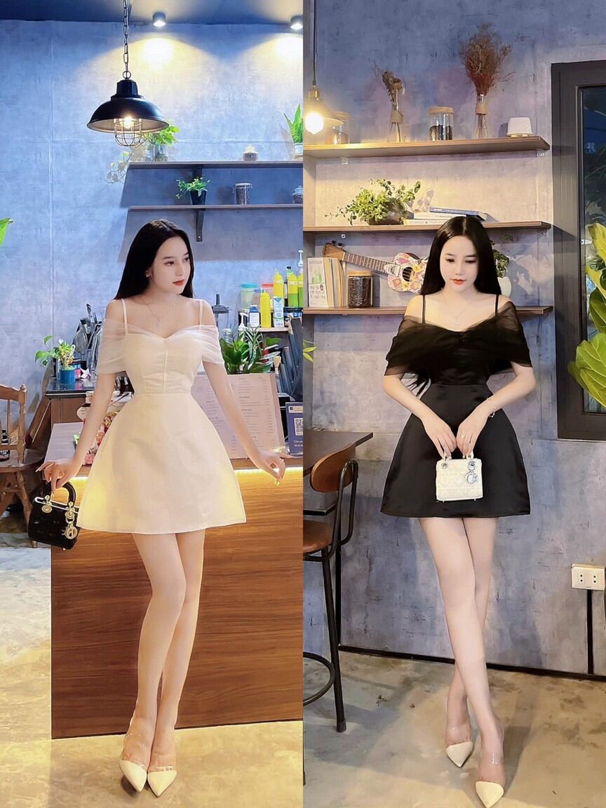 ĐẦM PHI LỤA SIÊU XINH SIÊU TÔN DÁNG NỔI BẬT GIỮA ĐÁM ĐÔNG ....