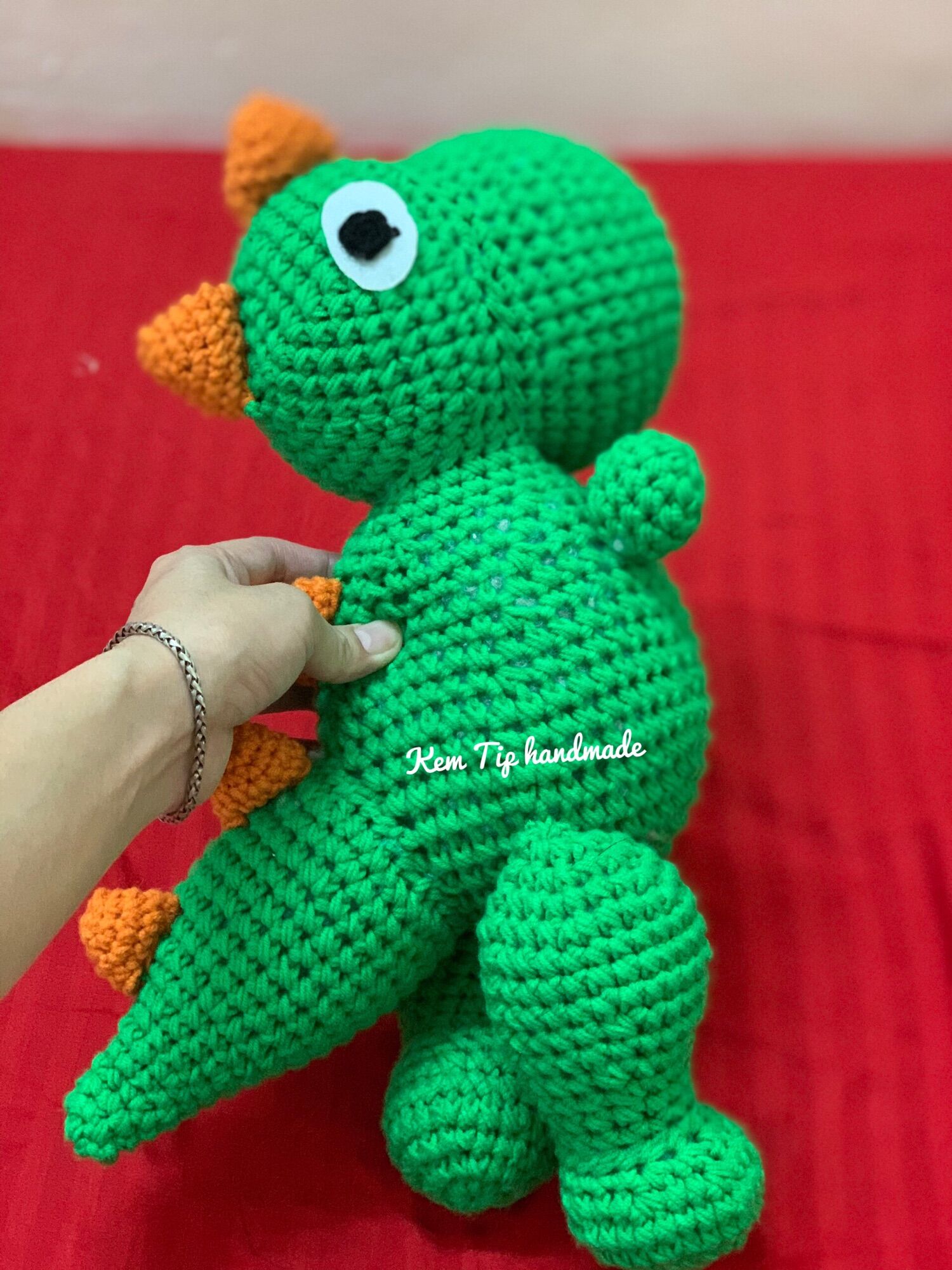 Thú bông khủng long móc tay đáng yêu