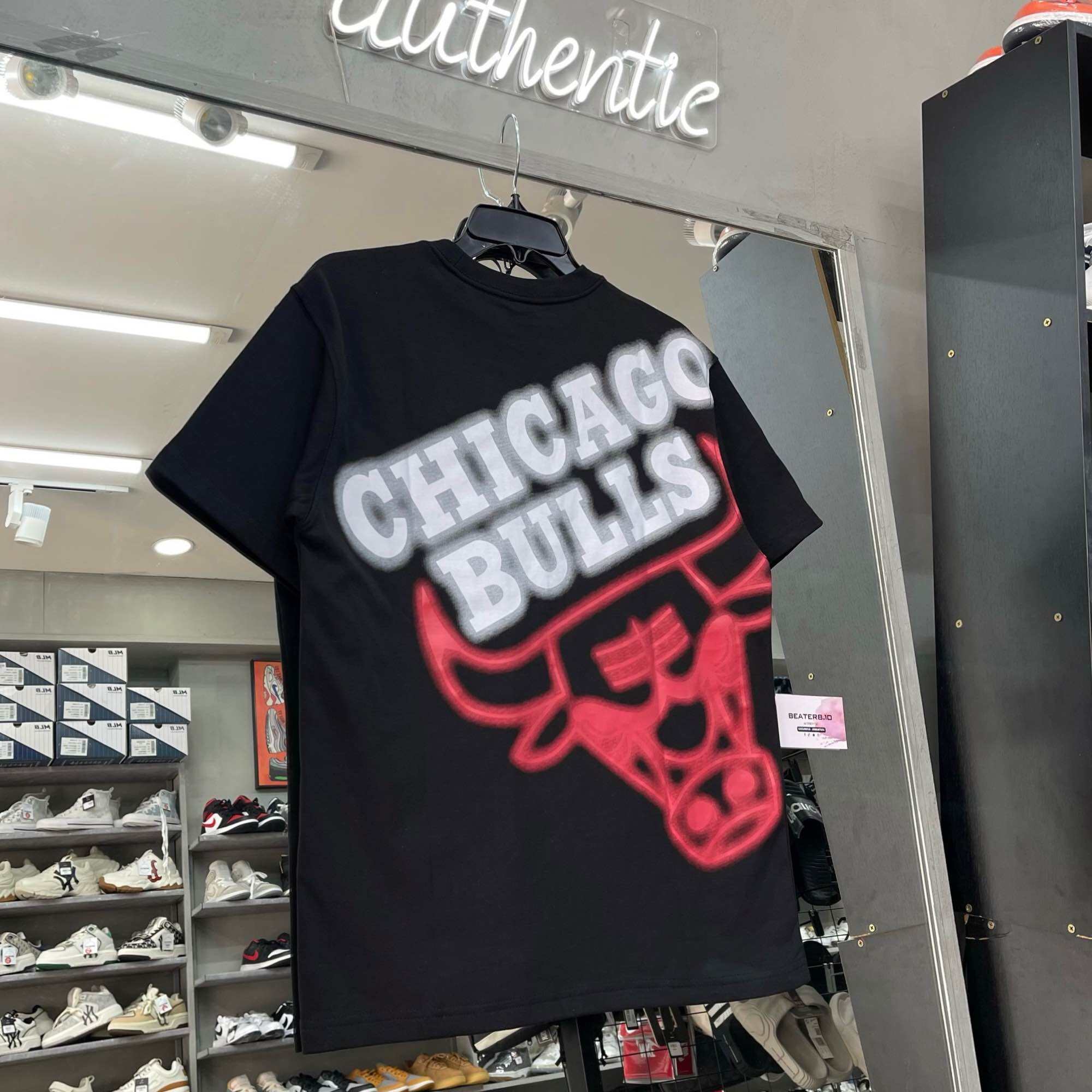 Áo Thun New Era Chicago Bulls Neon Đen Chính hãng - code: 60292338