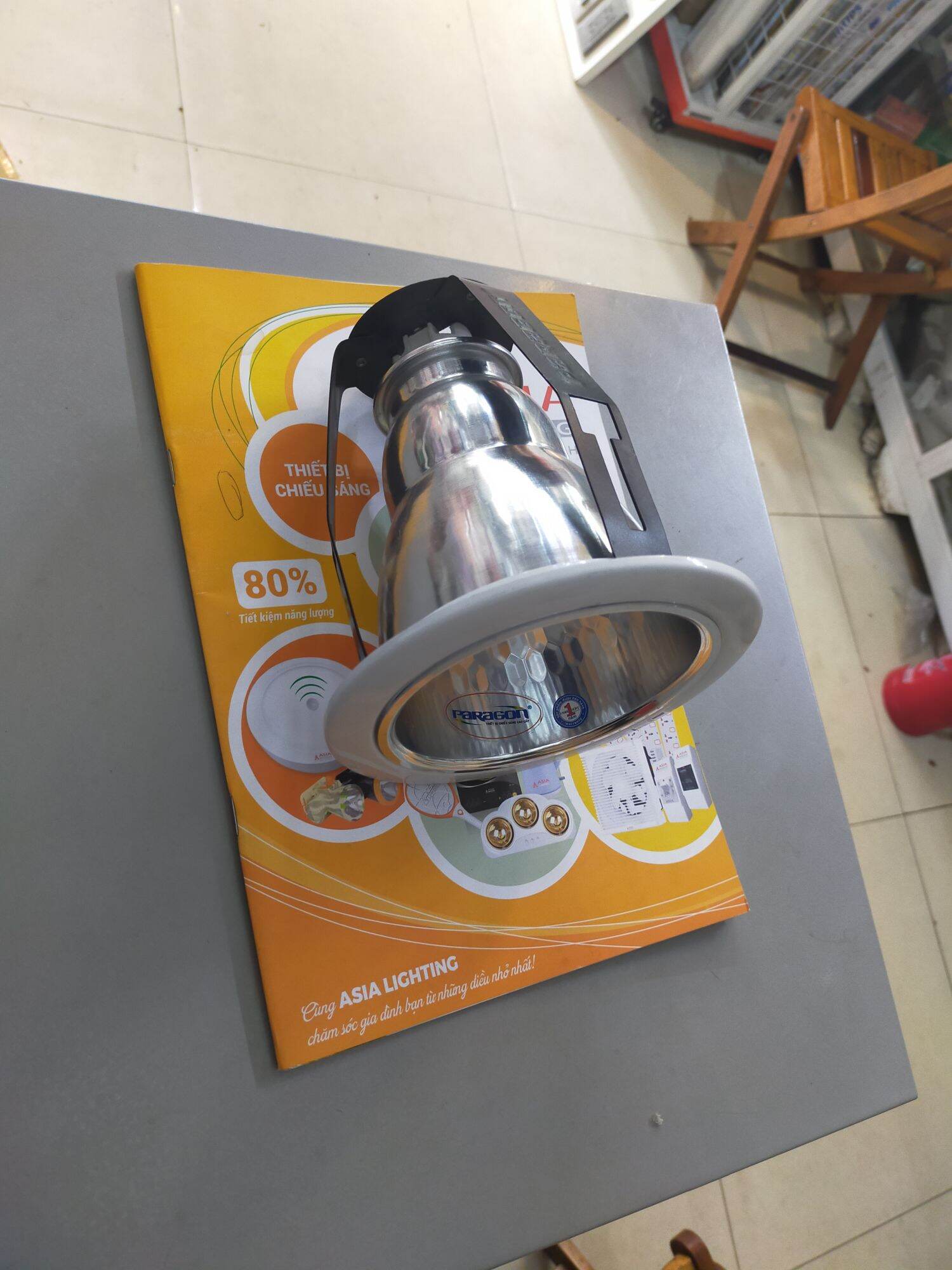 Combo 5 đèn âm trần d110 đui e27
