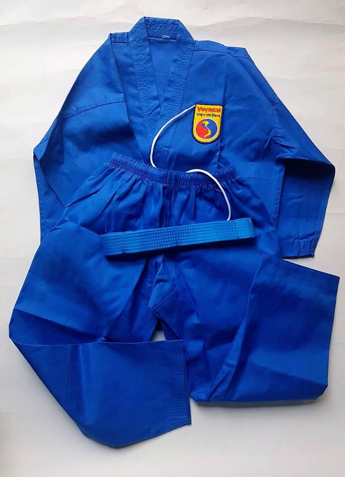 Bộ võ phục vovinam kèm theo đai