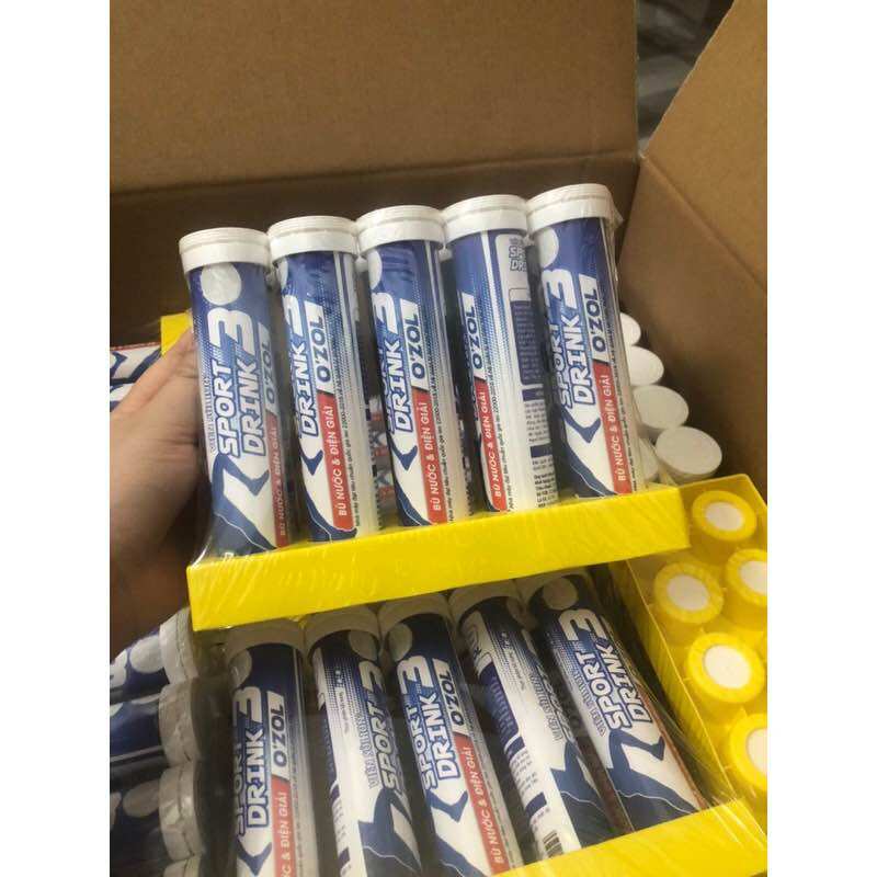 Viên sủi sport drink tuýp 20 viên bù nước và điện giải