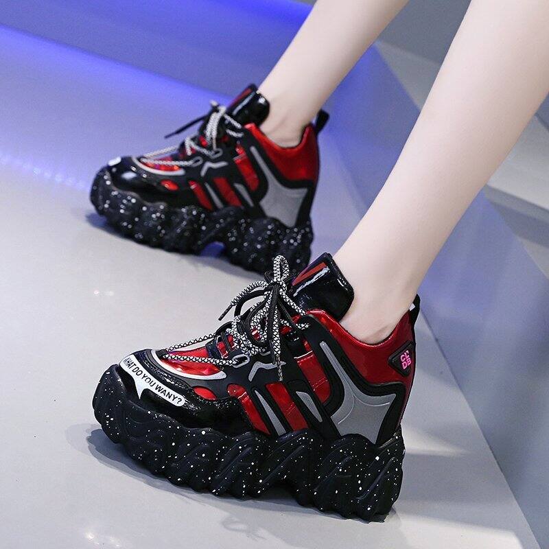 Giày Chunky Sneaker Giày Nữ Độn Chiều Cao Thường Ngày Thể Thao Siêu Hot Nổi Tiếng Trên Mạng Dễ Phối Mẫu Mới Mùa Xuân 2023 Đế Dày Sành Điệu Instagram Cho Nữ