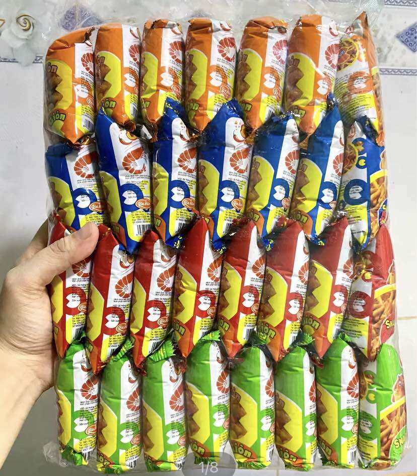 Combo 30 gói snack que tuổi thơ ohihi