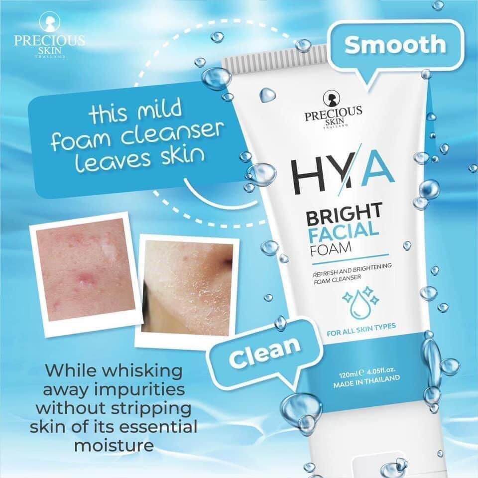 Sửa rửa mặt trắng da giảm mụn hya thái lan 120ml