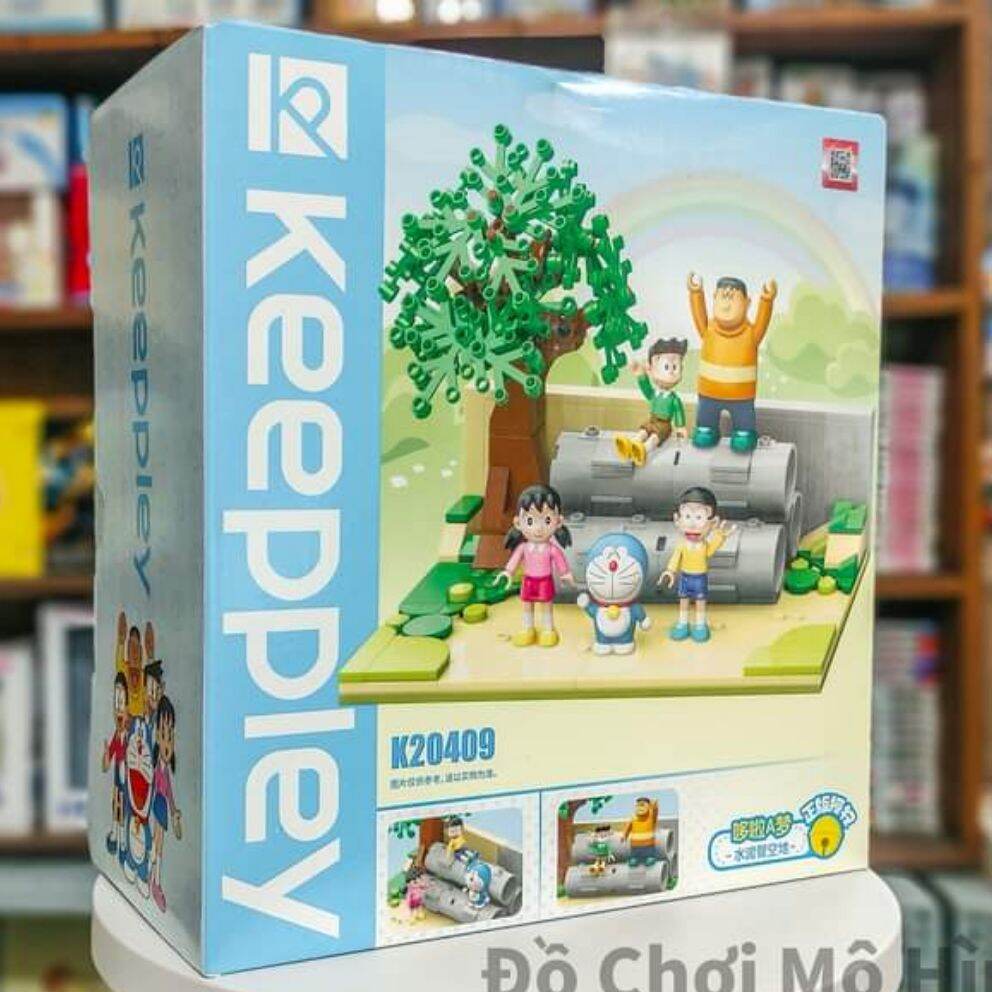Bộ mô hình Doraemon sân bóng chày Keeppley
