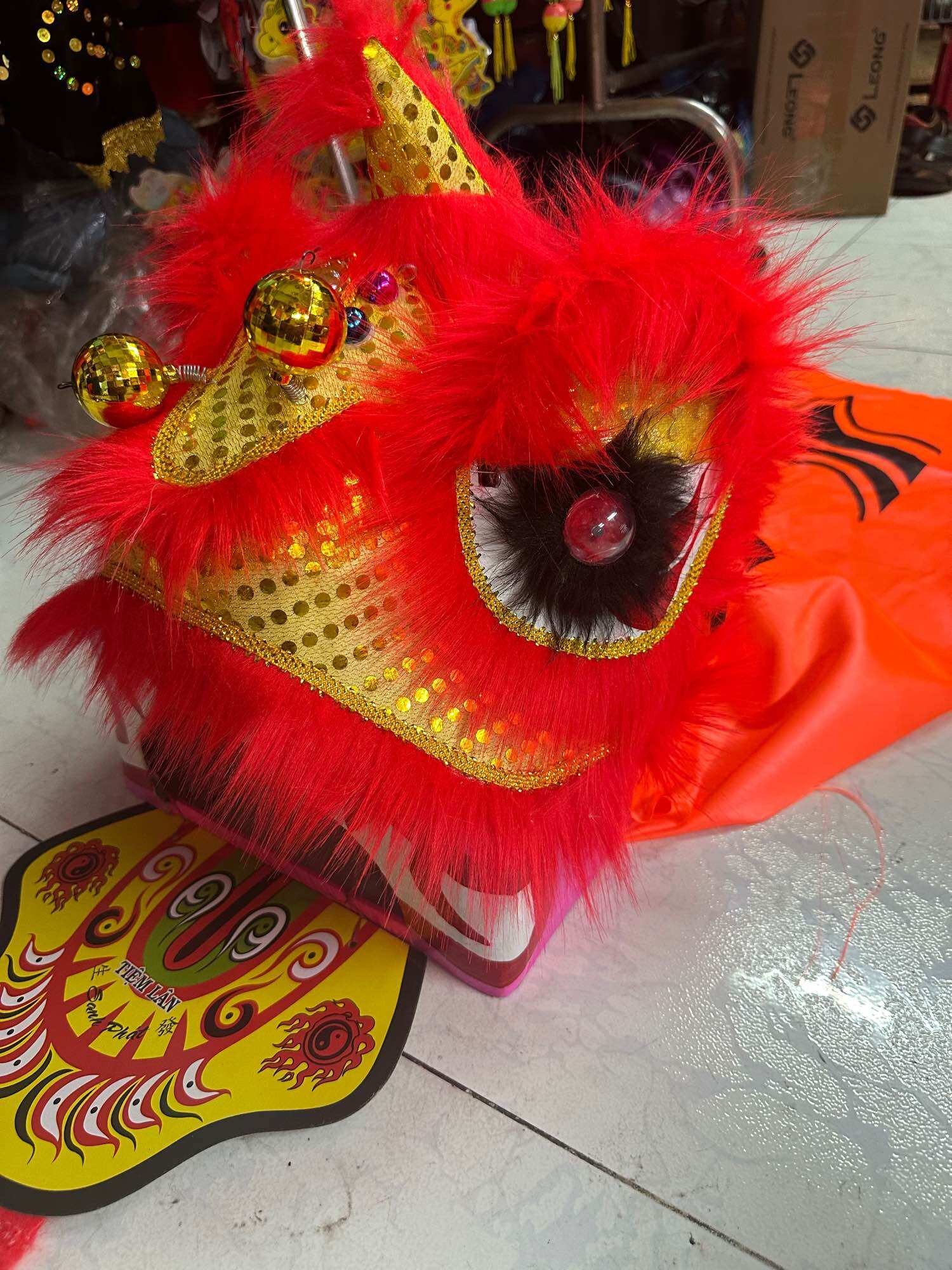 Múa lân cho bé 5-8 tuổi. có đuôi