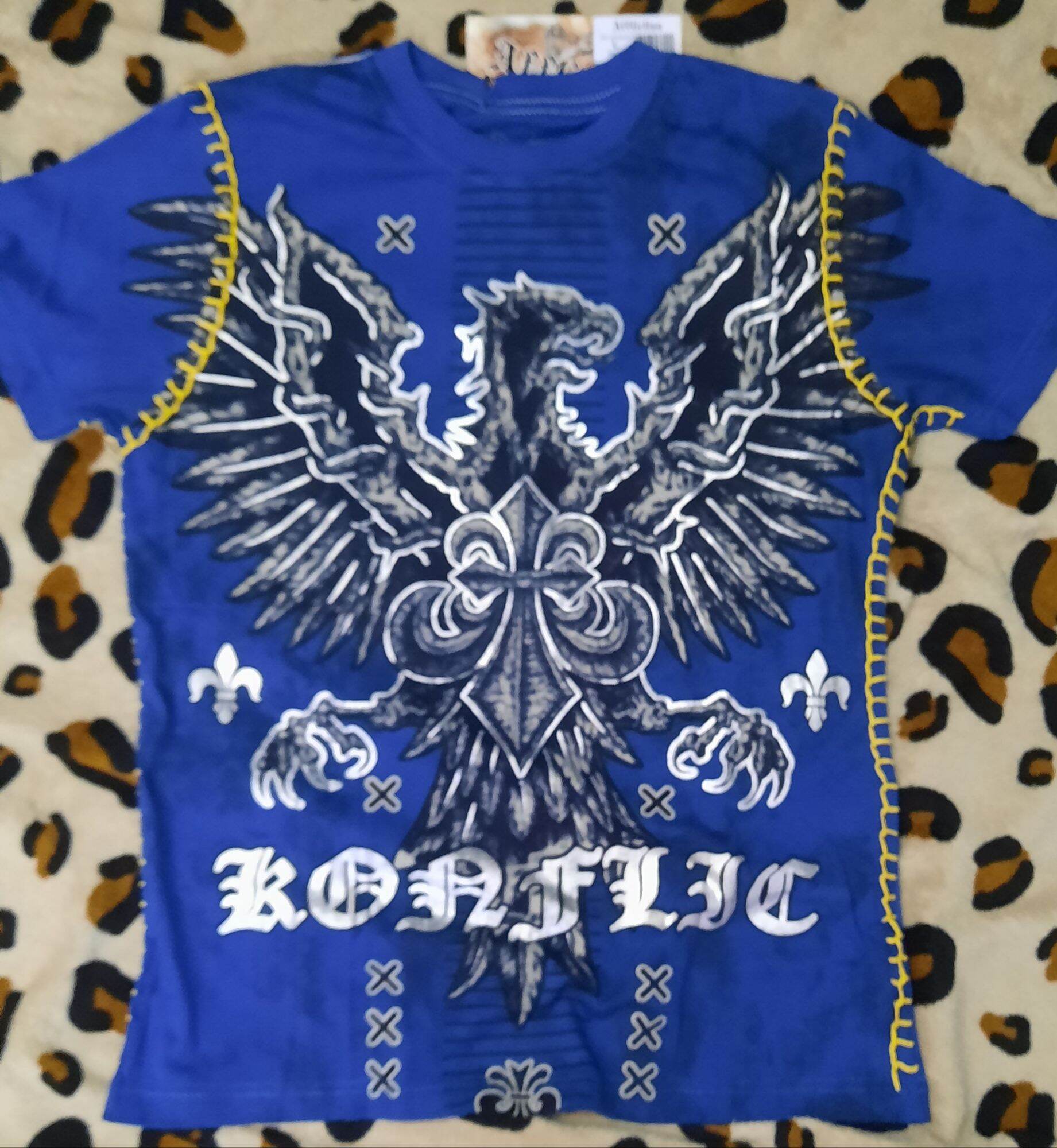 Áo thun ông địa mâu mới (size L - Rực rỡ)