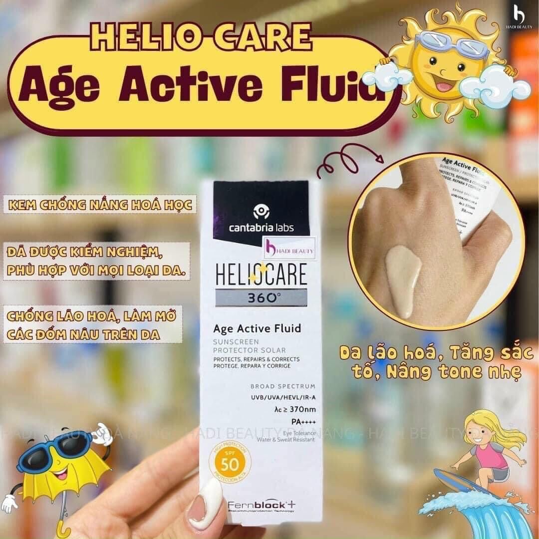 Kem chống nắng heliocare Age Active fluid