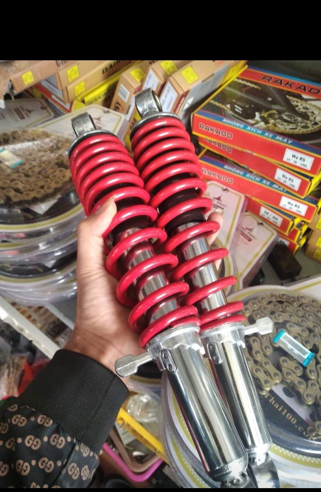 Phuộc sau thồ hàng chịu tải 300kg-500kg