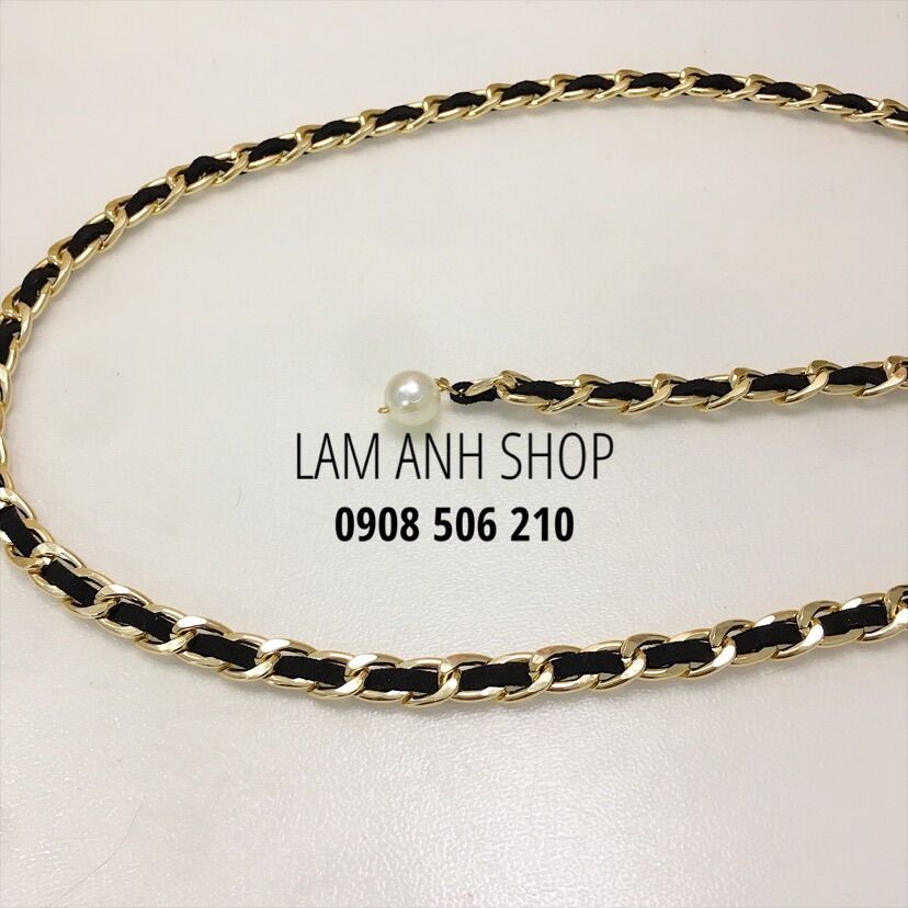 Thắt lưng xích luồn da - Chain Belt