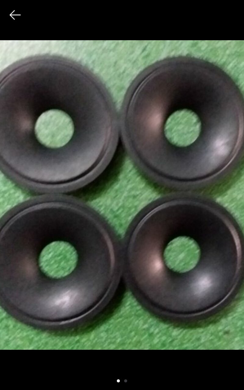 4 CHIẾC MÀNG LOA TRÉP 10CM ĐƯỜNG KÍNH 7.5CM