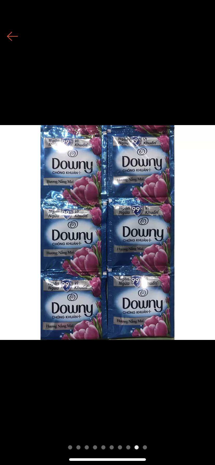 1 Dây 10 Gói Nước Xả Downy 1 Lần Xả