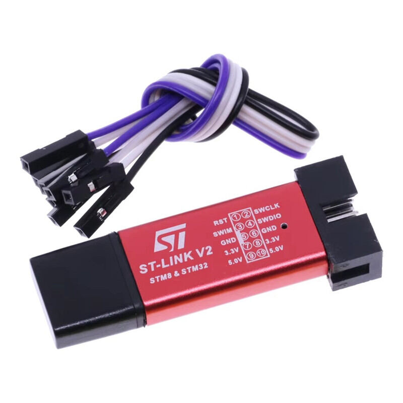 ST-LINK V2 STM8 STM32 Programmer Simulator Downloader Line Burning Debugging Single Chip Microcomputer Electronic Components Giá 49,000 Đồng*Miễn phí vận chuyển