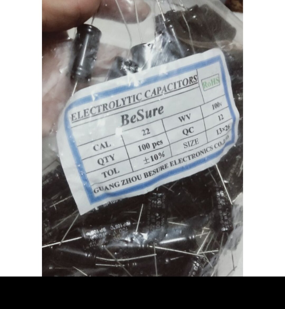 5 tụ loa 2 đầu 22uf 100 v