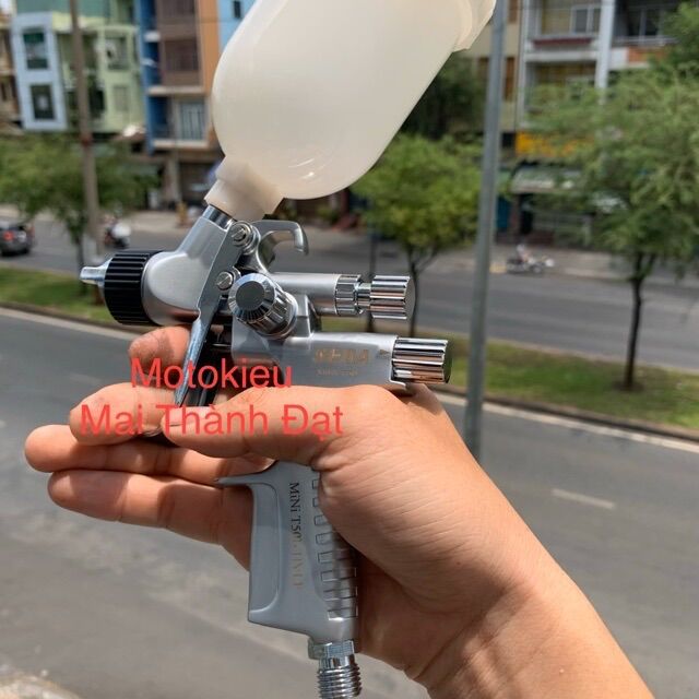 Súng phun sơn mini 1.0mm chuyên sơn và phủ keo