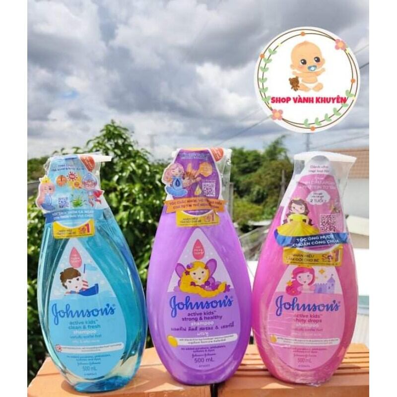 Dầu gội Johnson's Baby cho bé gái 200ml và 500ml