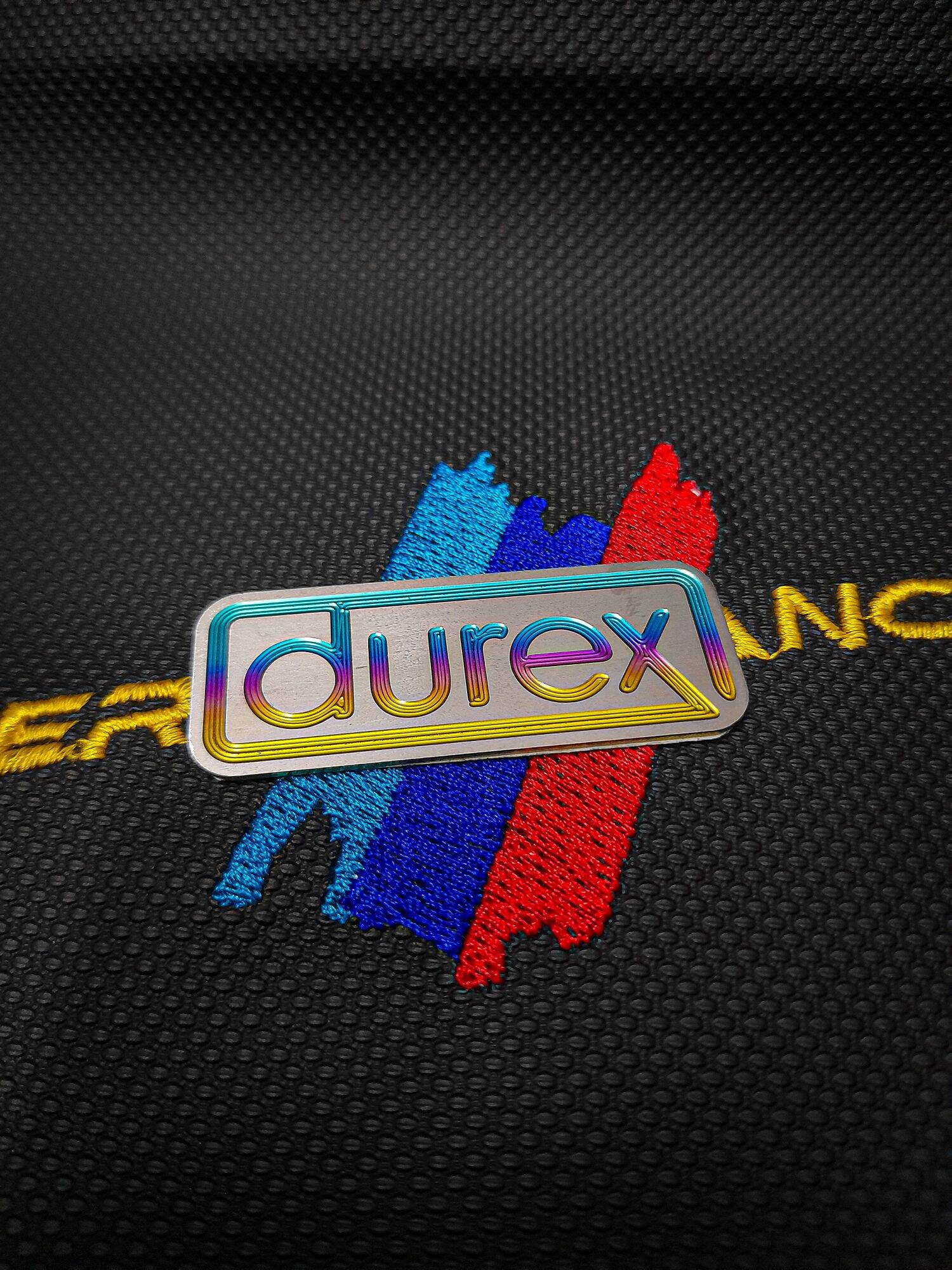 Tem logo Titan Durex dán chân phuộc xe vario, vision, ab125