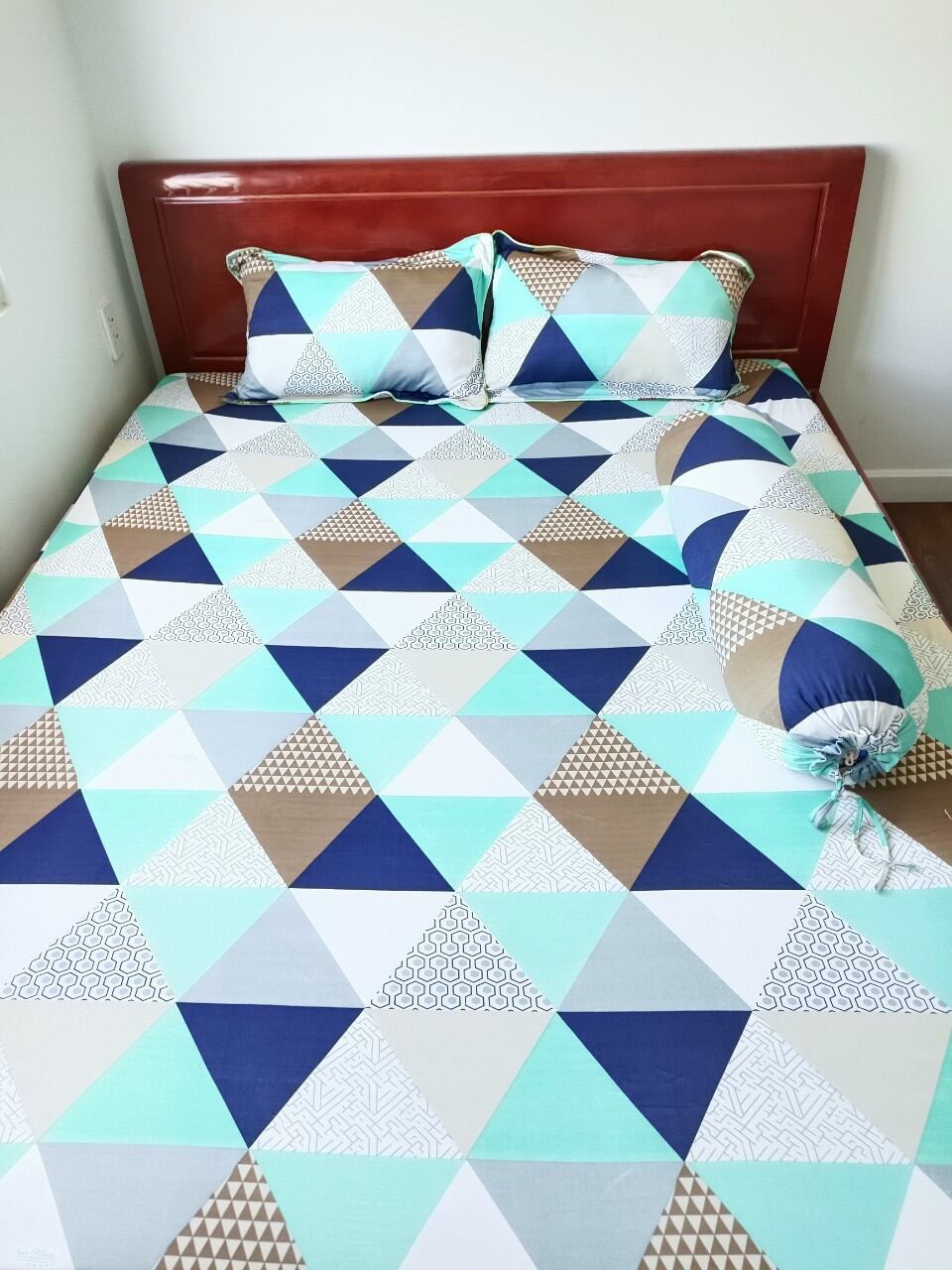 Bộ ga thun hàng quốc cao cấp y hình. 1m6x2m và 1m8x2m