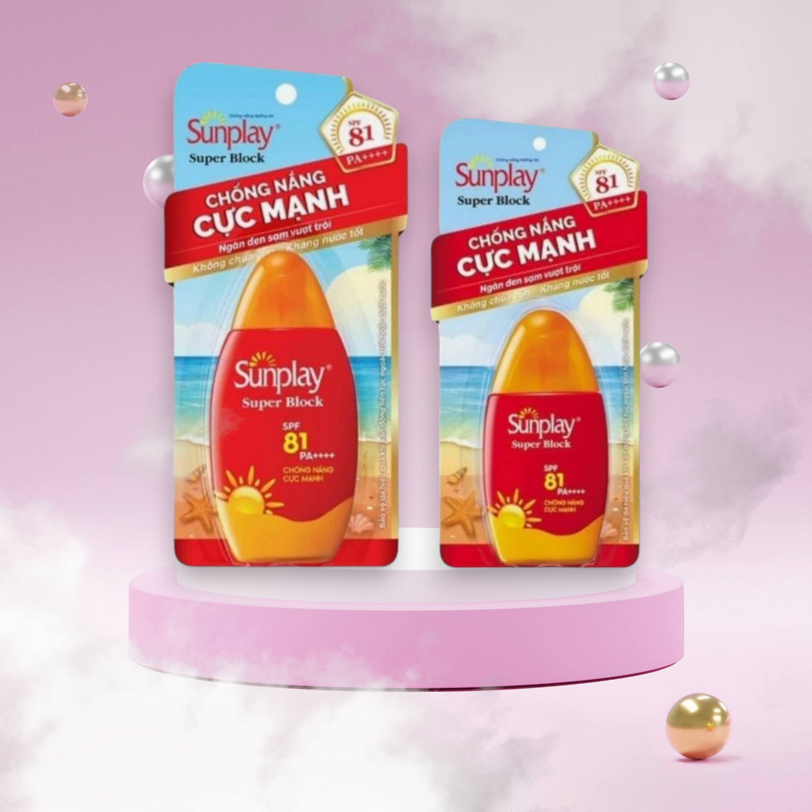 Sữa chống nắng cực mạnh Sunplay Block SPF 81 PA+++ 30g/70g