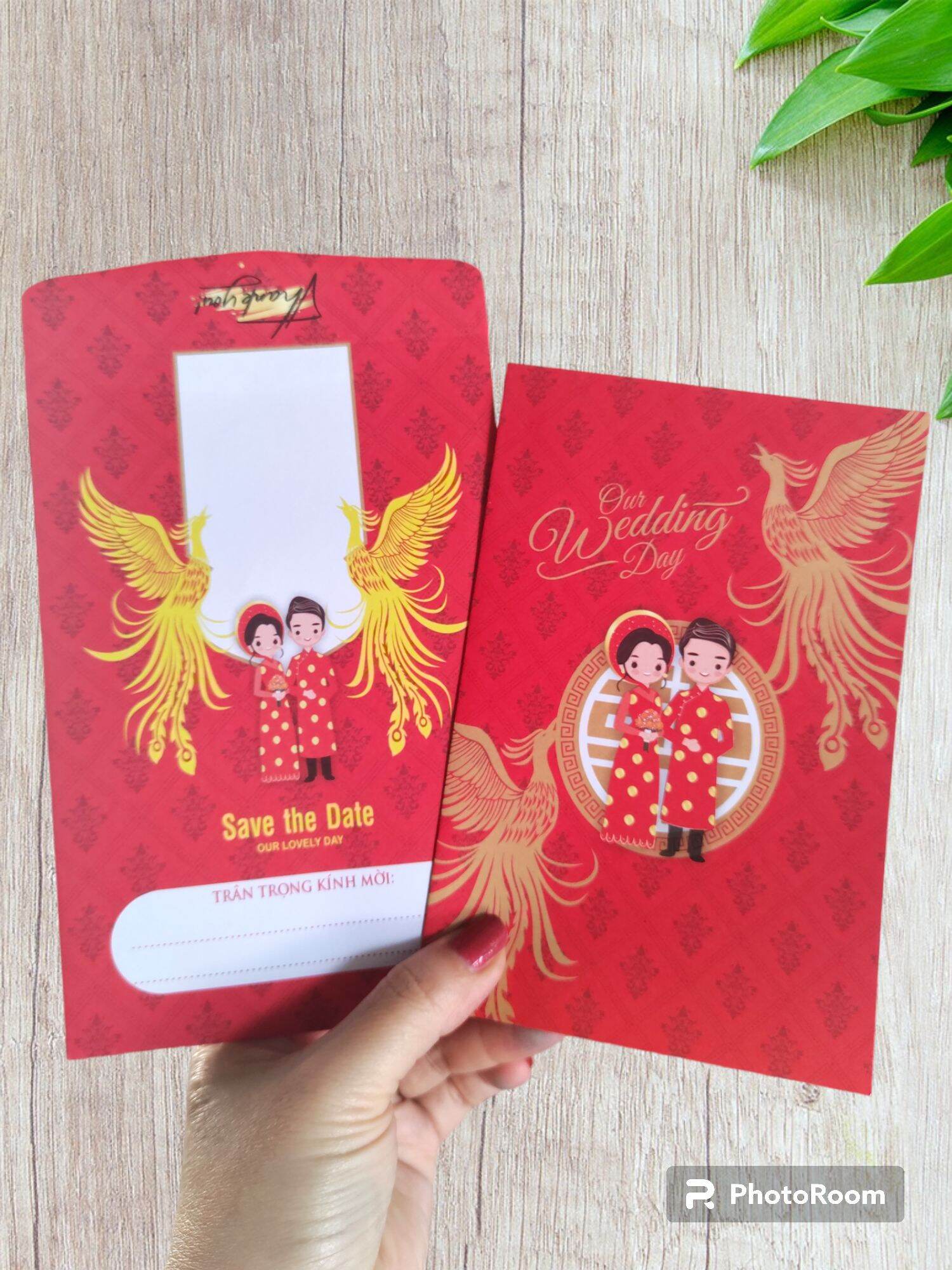 30 thiệp cưới viết tay giao mẫu ngẫu nhiên